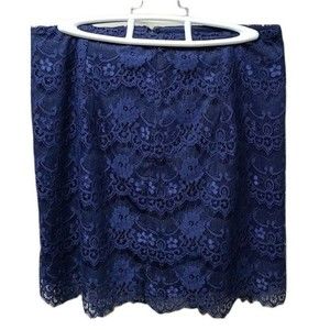 Forever 21 NWT Navy lace skirt medium